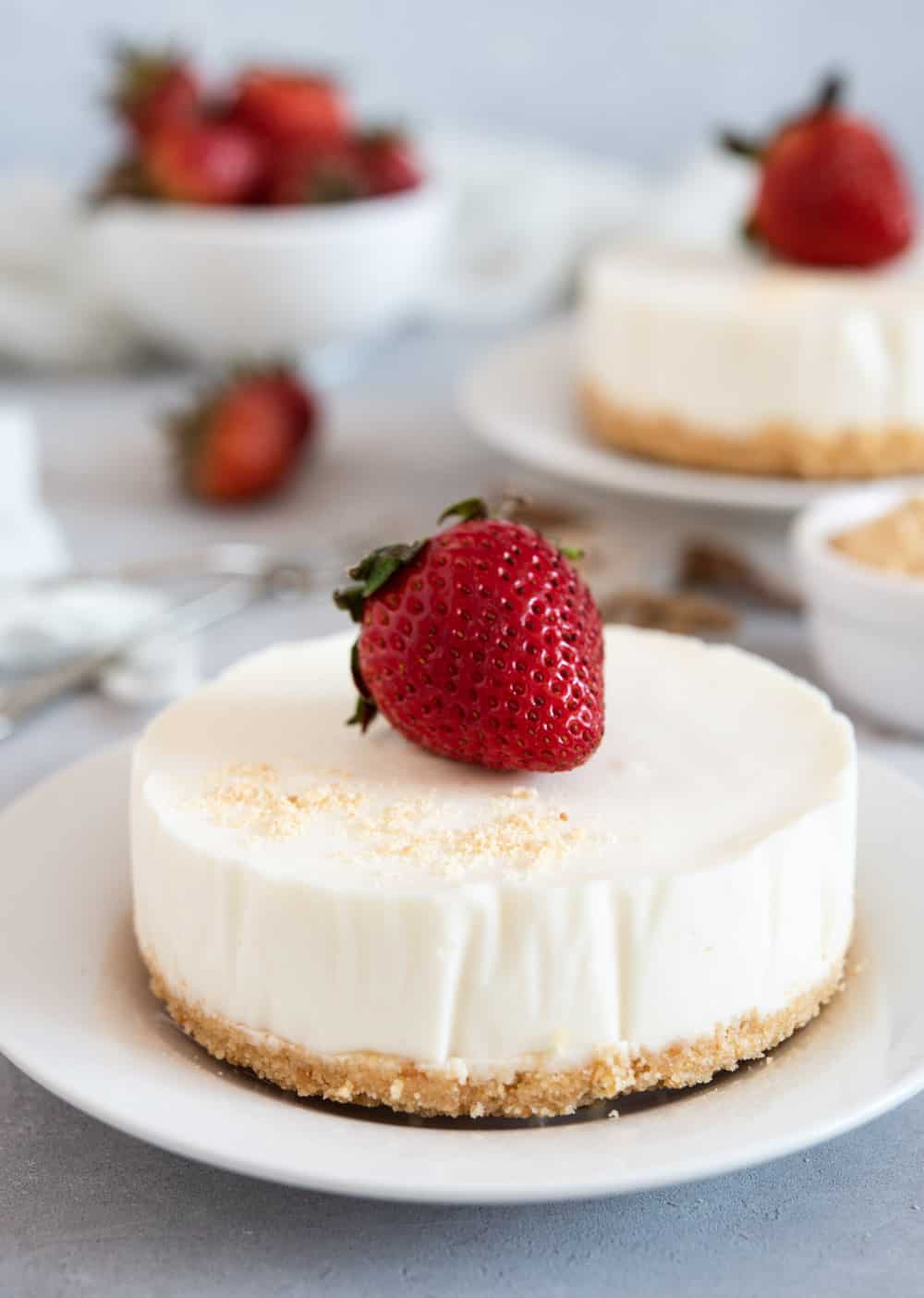 No Bake Ricotta Cheesecake Foods Guy