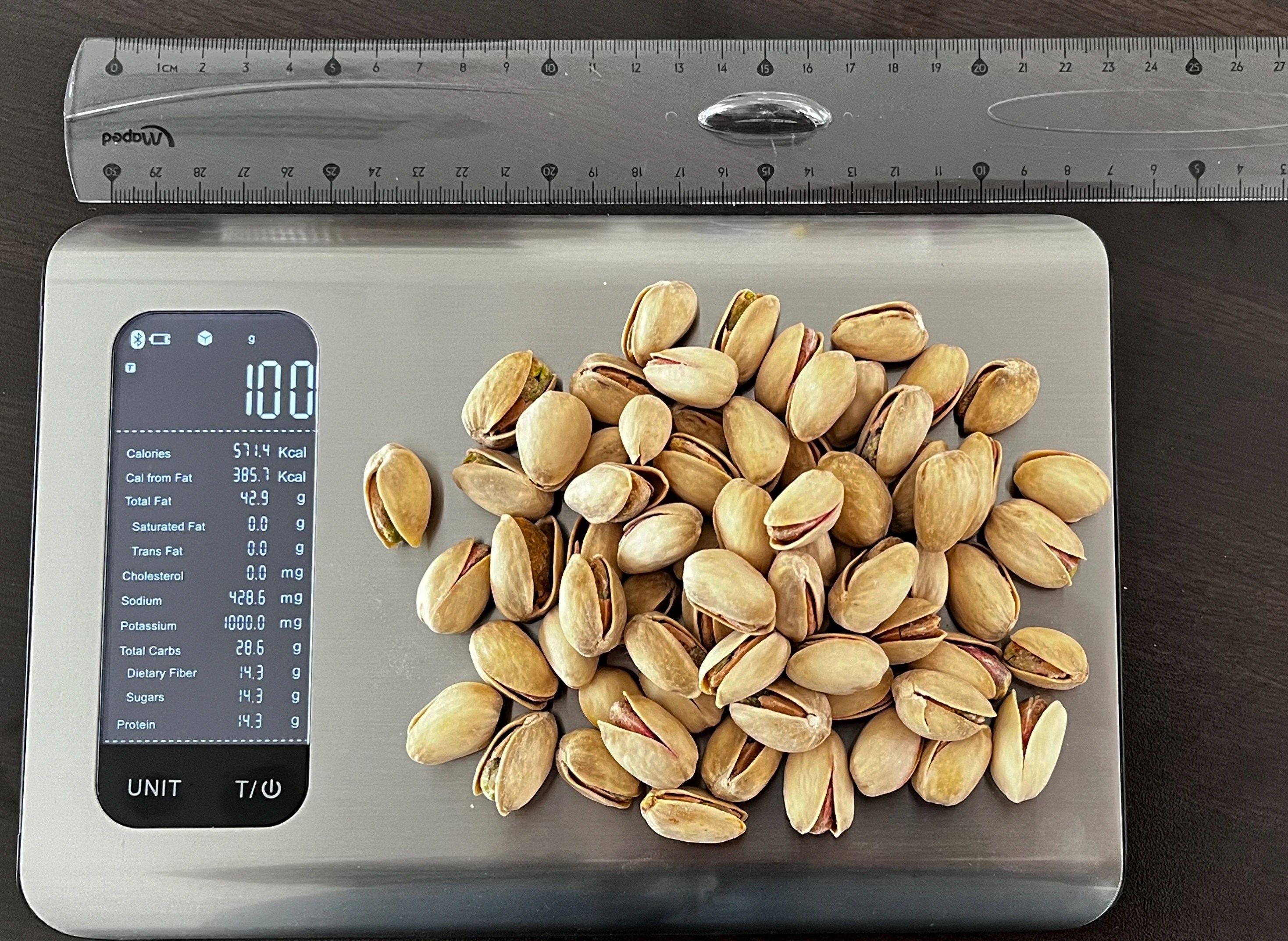Pistachio nutrition calories, carbs, GI, protein, fiber, fats
