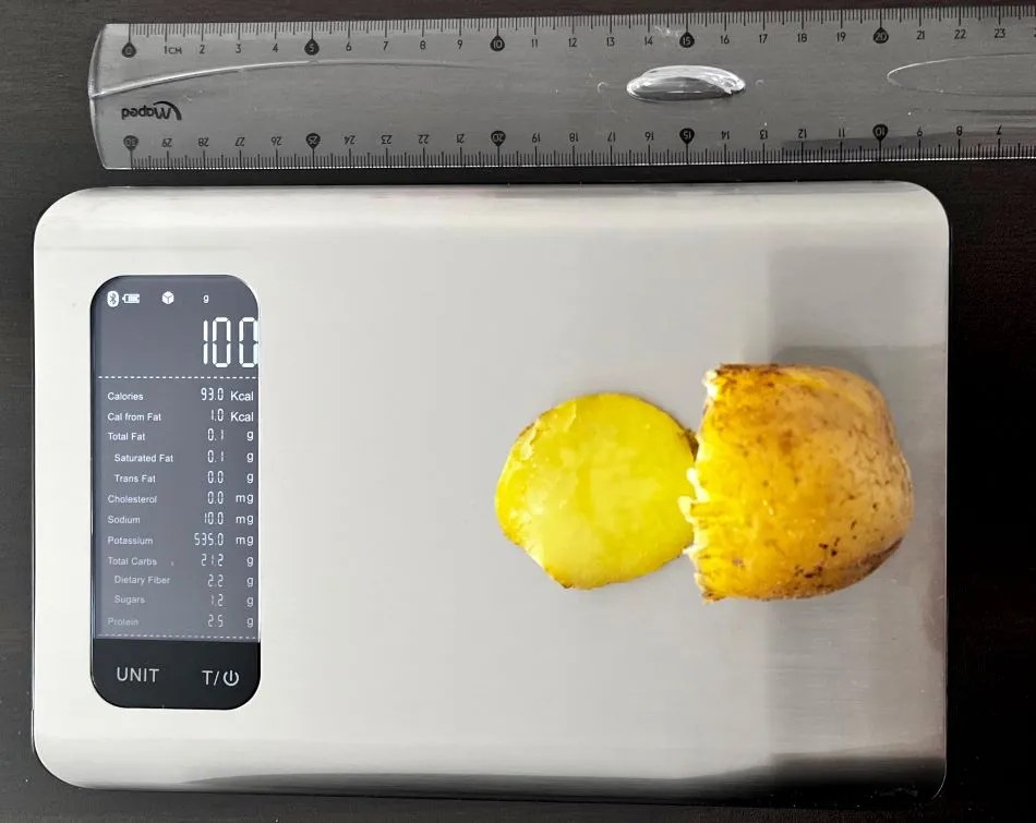 Potato nutrition calories, carbs, GI, protein, fiber, fats