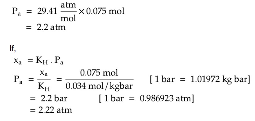 Henry's Law Food Tech Notes