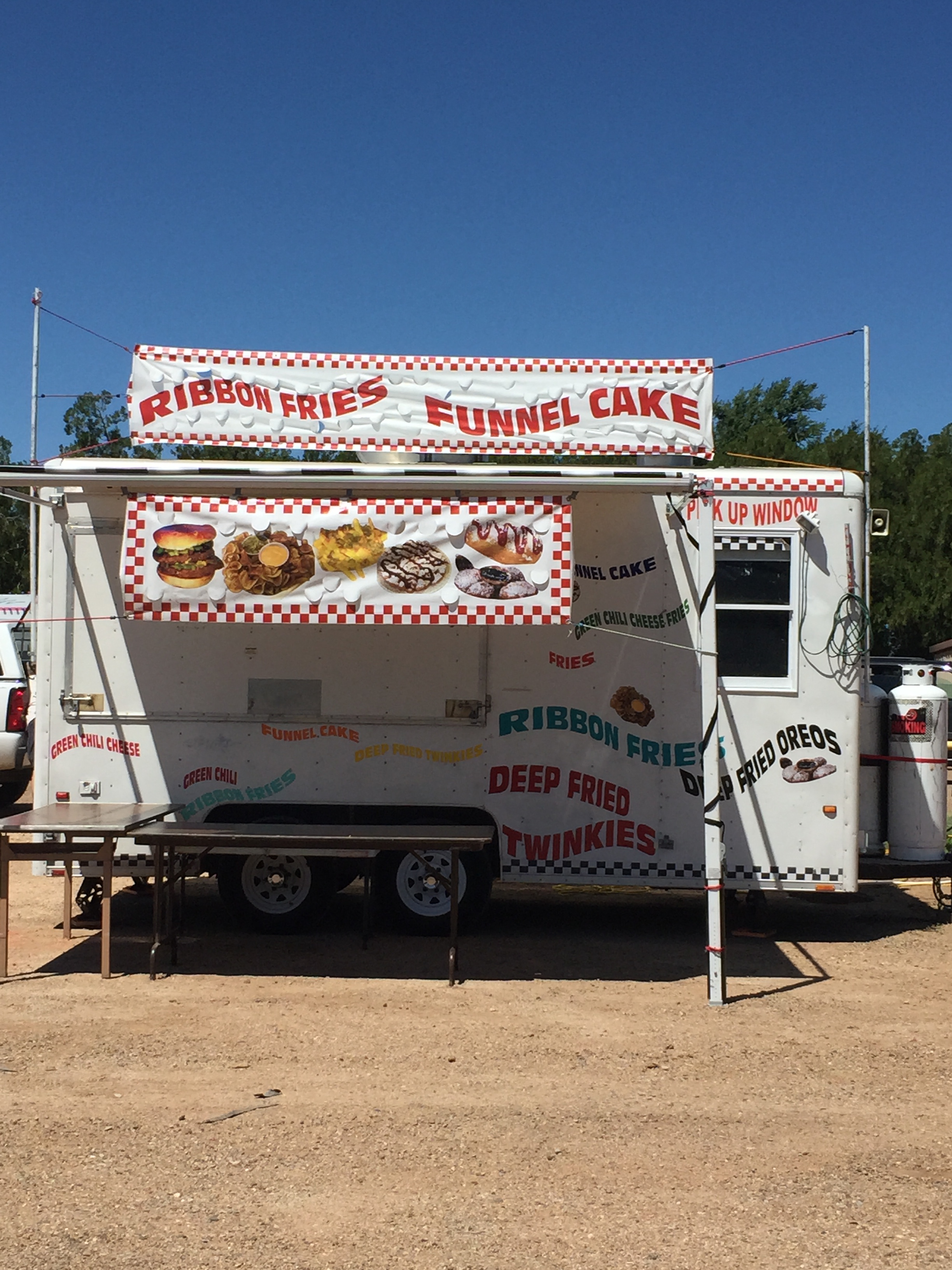 Funnel Cake & Ribbon Fries Trailer For Sale in New Mexico