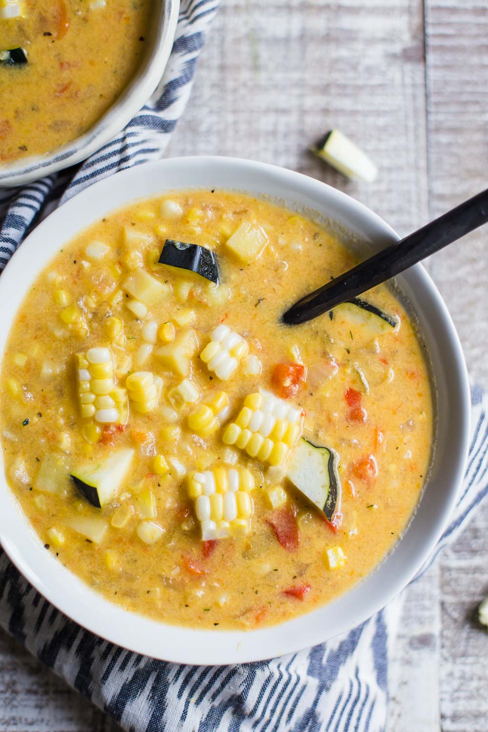 Vegan Corn Chowder Food with Feeling