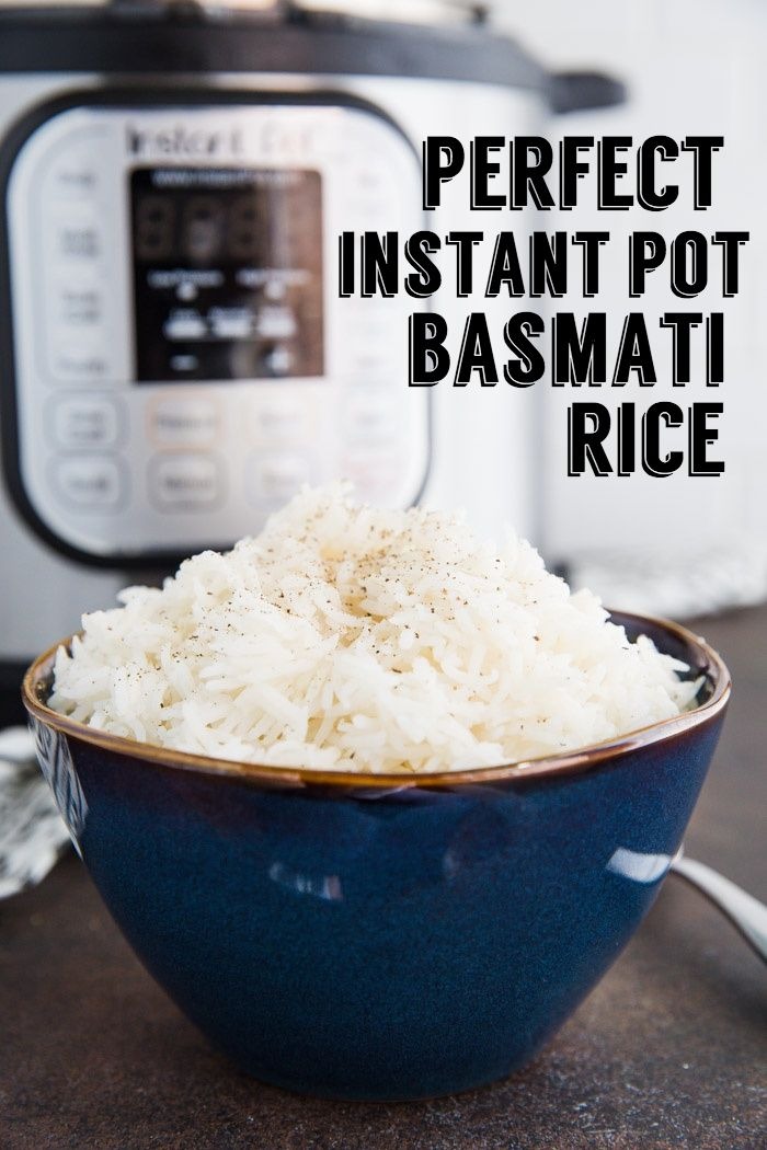 Perfect Instant Pot Basmati Rice Food with Feeling