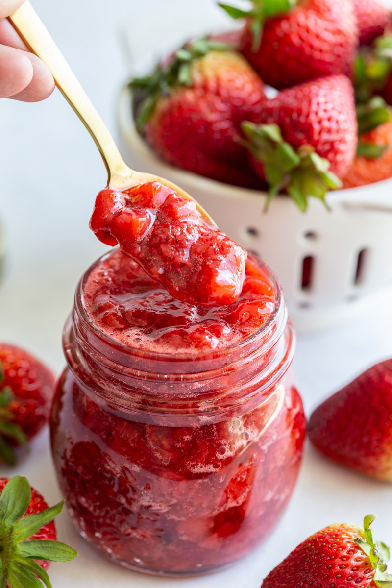 Strawberry Compote Food with Feeling