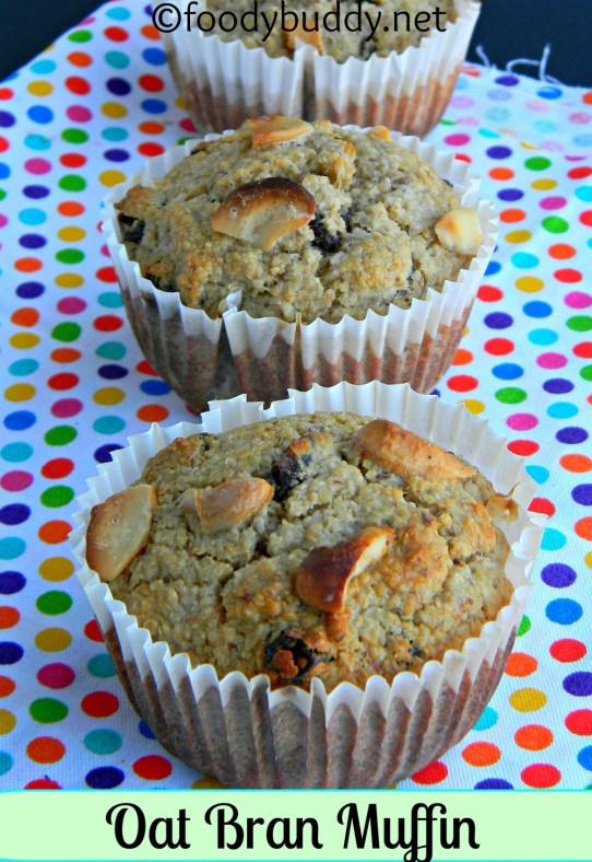 oat bran banana muffins recipe