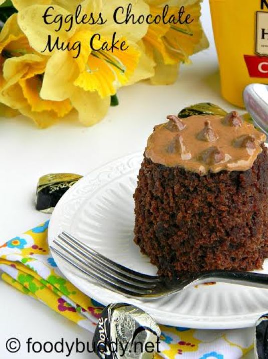 eggless chocolate mayo mug cake