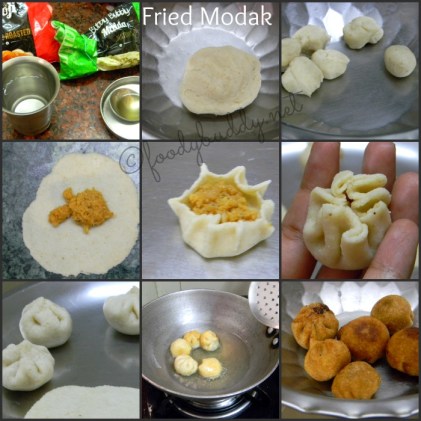 how to make fried modak
