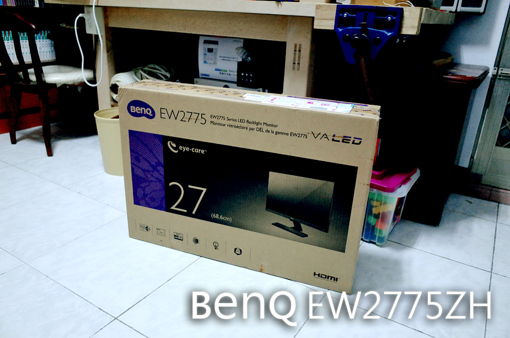 【試用紀錄】BenQ_EW2775ZH_Part_1_遲了幾天的第一天