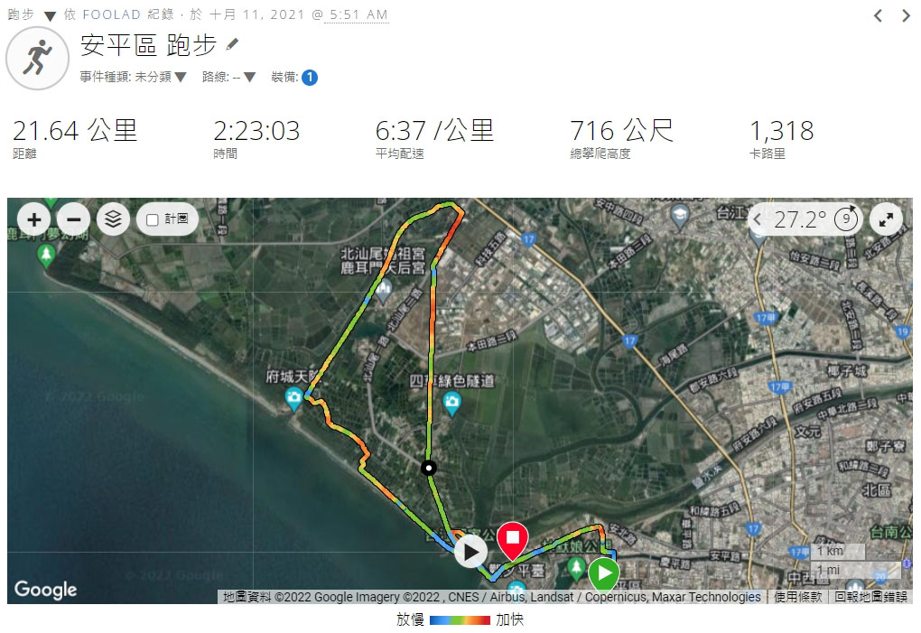 安平跑步訓練之_鹿耳門天后宮