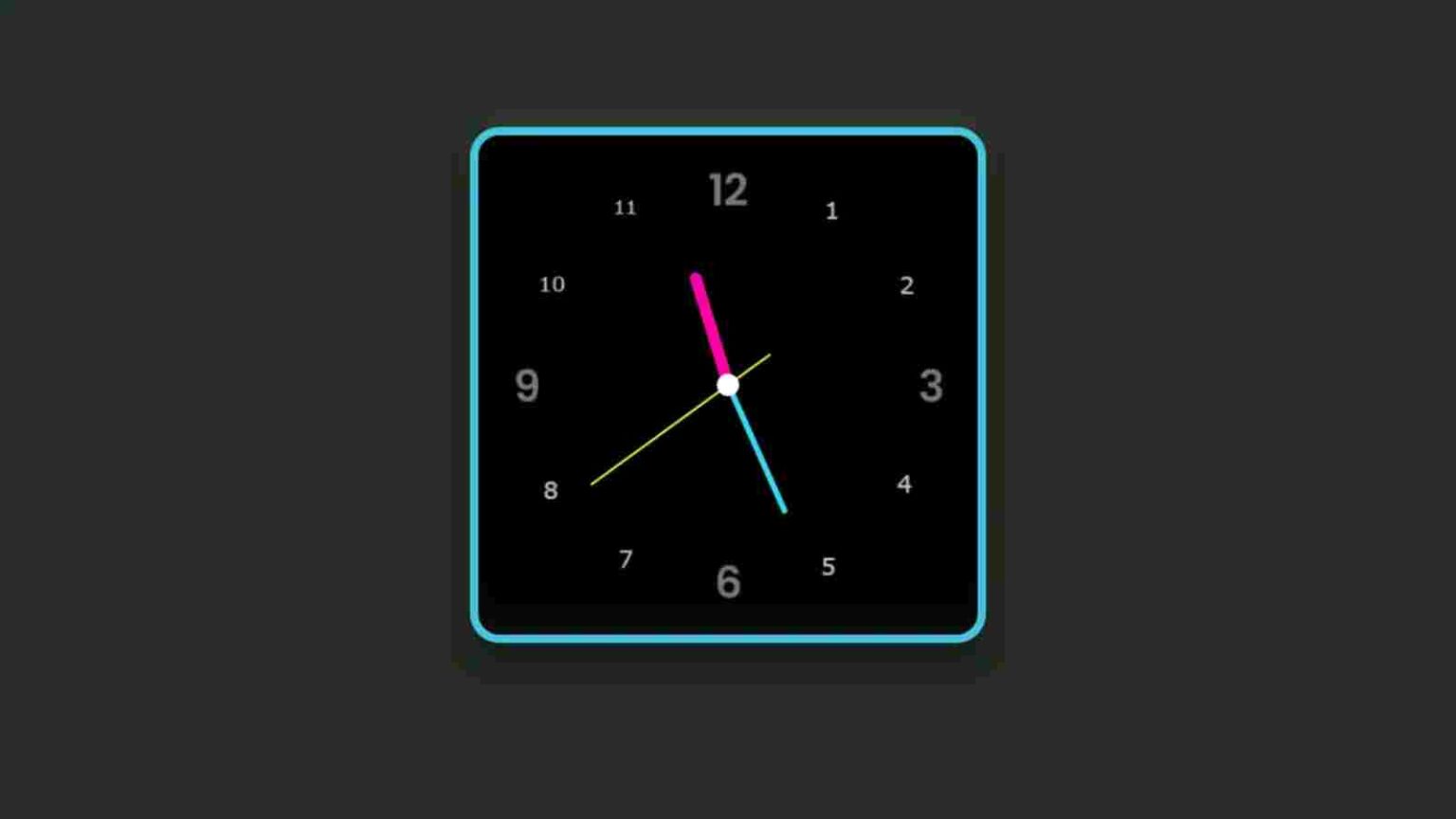 Simple Analog Clock using HTML, CSS and JavaScript