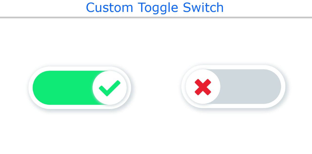 Create a Custom Toggle Switch with HTML & CSS