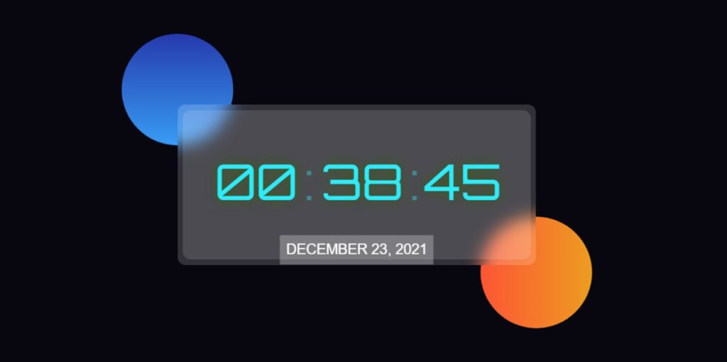 Make a Digital Clock with Date using JavaScript