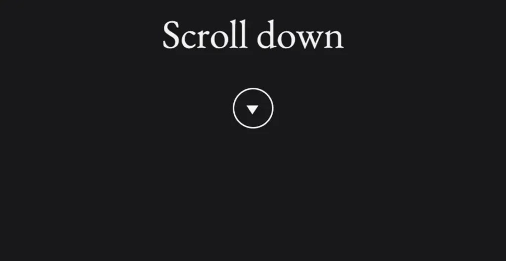 15+ Scroll Down Button HTML CSS (Free Code)