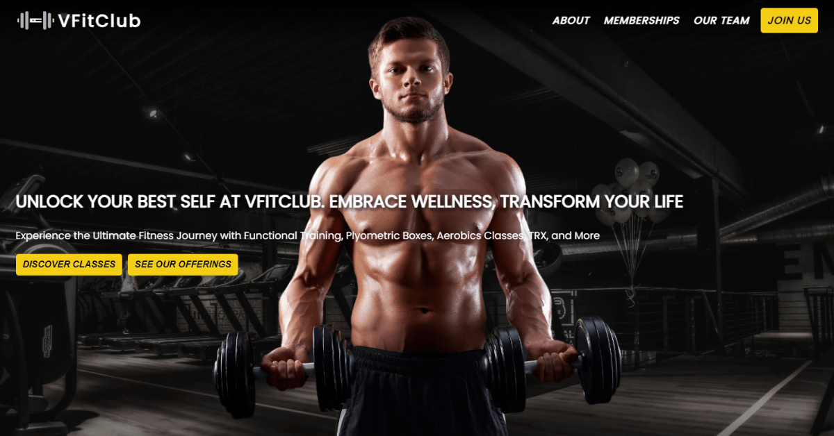 Responsive Gym site Using Html,Css and Javascript