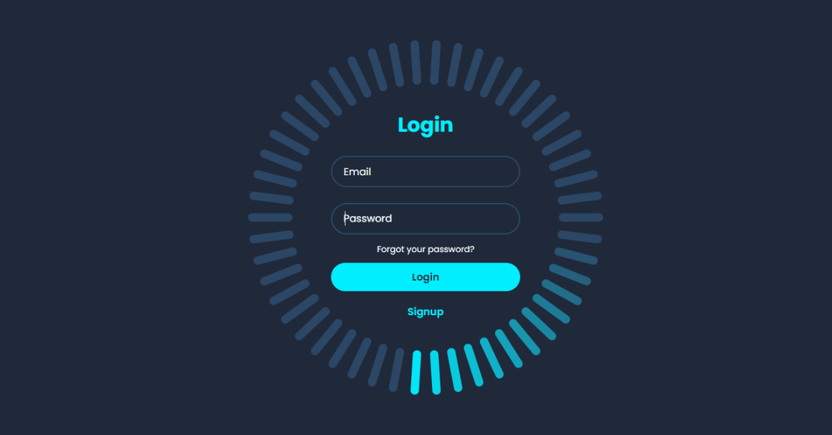 Login Page in HTML with CSS Code