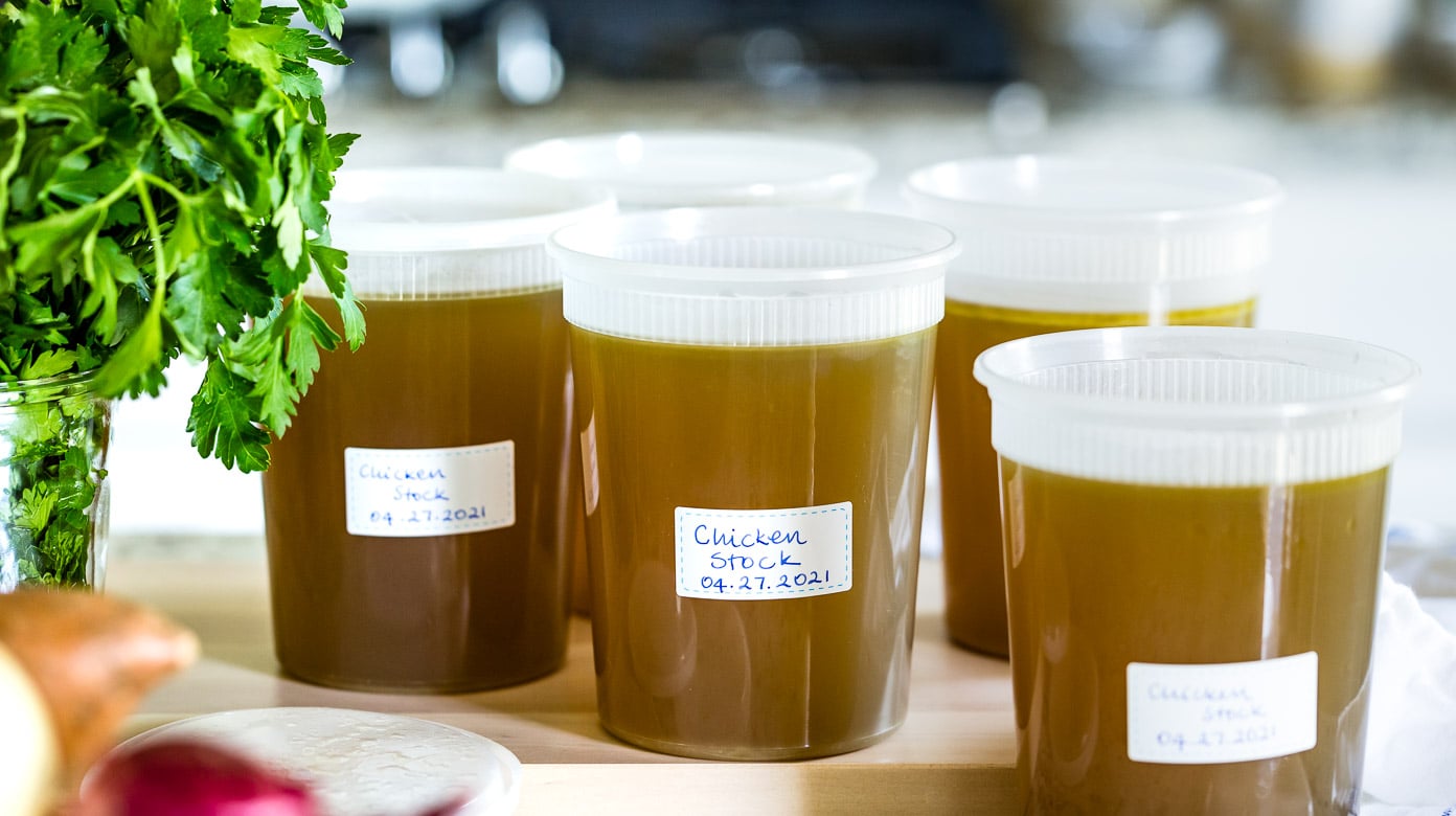 Ina Garten's Chicken Stock Recipe (Homemade Chicken Stock)