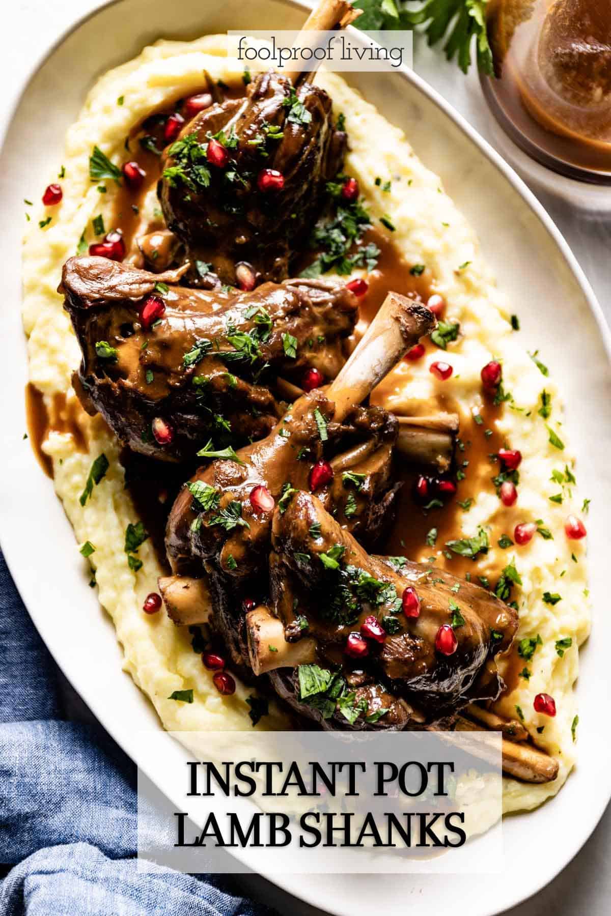 Instant Pot Lamb Shanks Recipe Foolproof Living