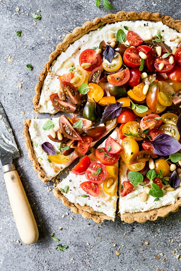 Heirloom Tomato Ricotta Tart Recipe Foolproof Living