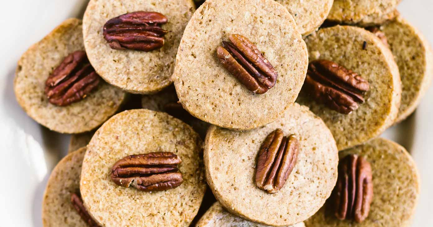 Naturally Sweetened Pecan Shortbread Cookies (Video!) Foolproof Living