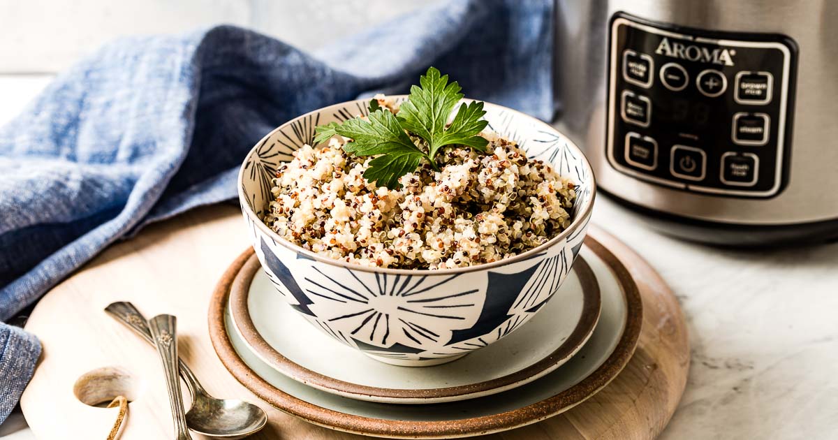 How To Cook Quinoa In a Rice Cooker Foolproof Living