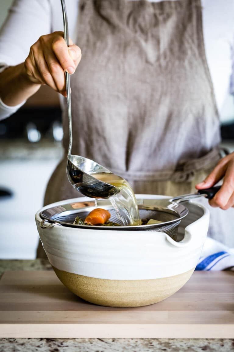 Ina Garten's Chicken Stock Recipe (Homemade Chicken Stock)