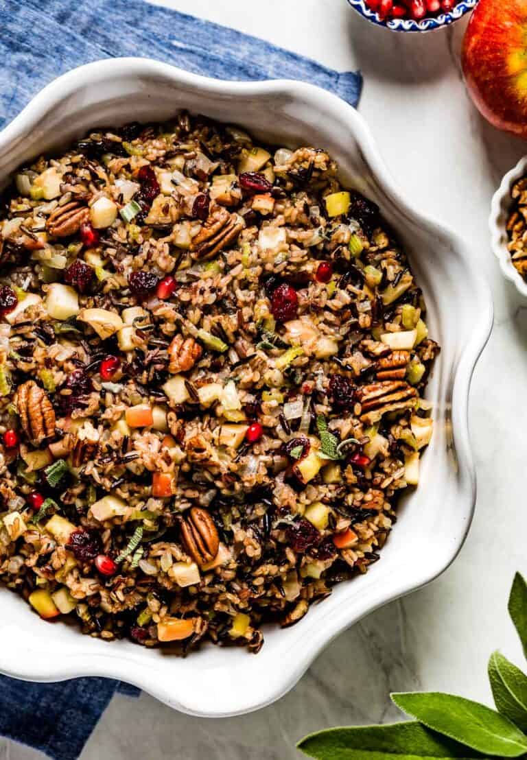 Wild Rice Stuffing Recipe for Turkey (Gluten Free) Foolproof Living