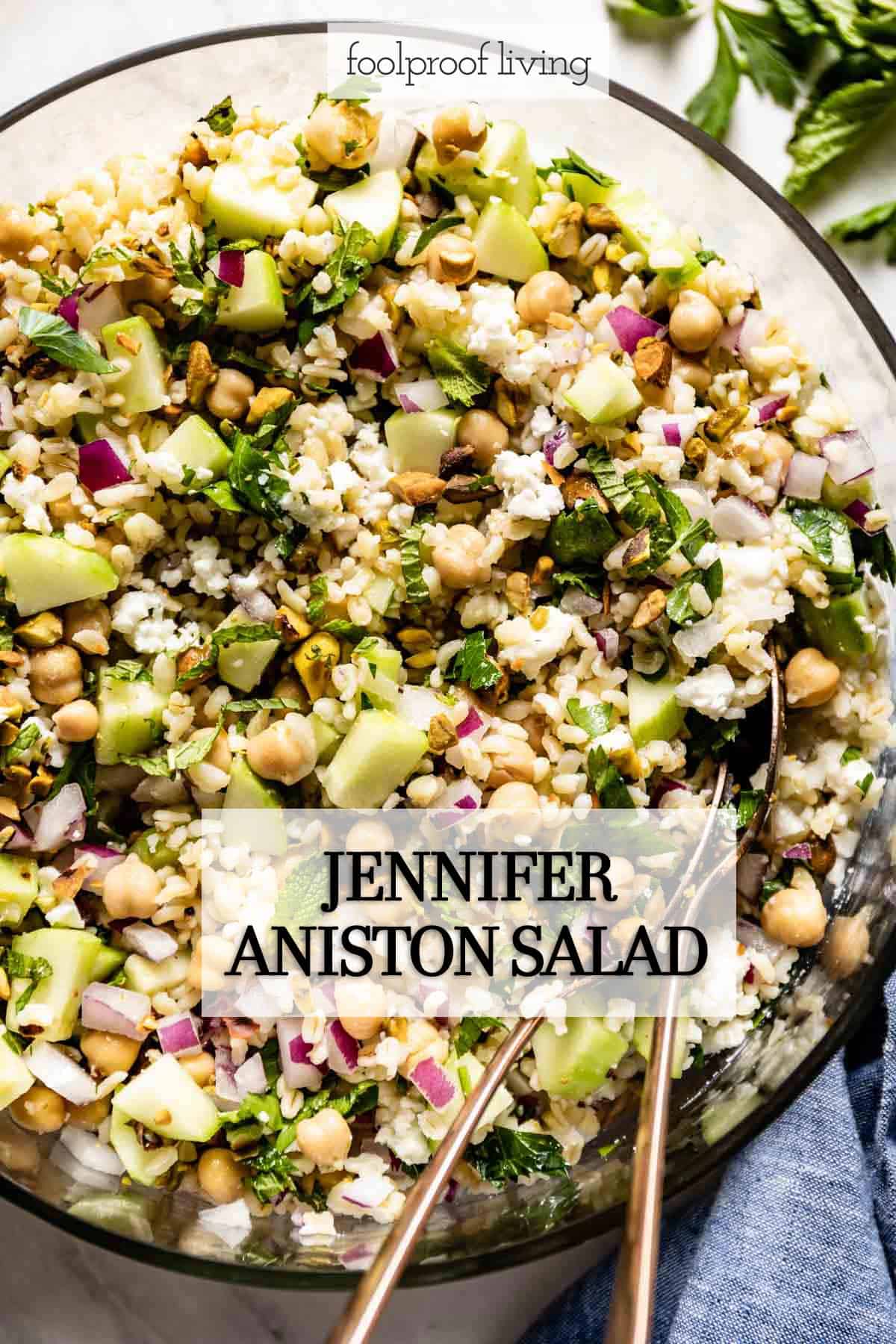 Jennifer Aniston Salad (Made with Bulgur or Quinoa)