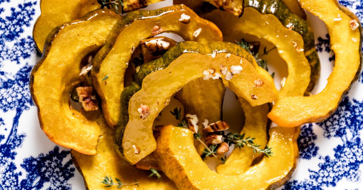 Roasted Acorn Squash Slices Recipe Foolproof Living