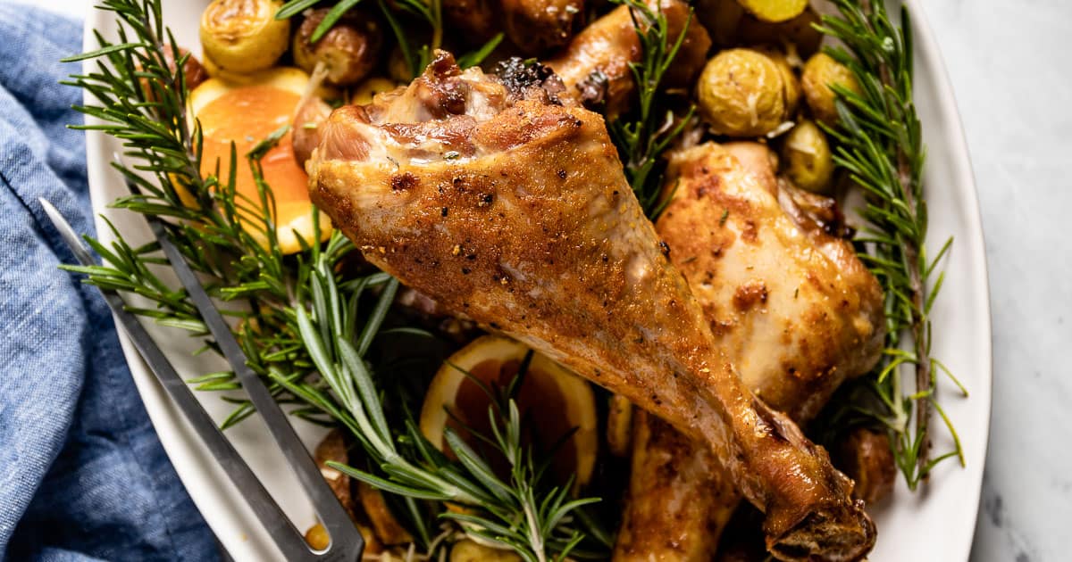 Roasted Turkey Drumstick Recipe Foolproof Living