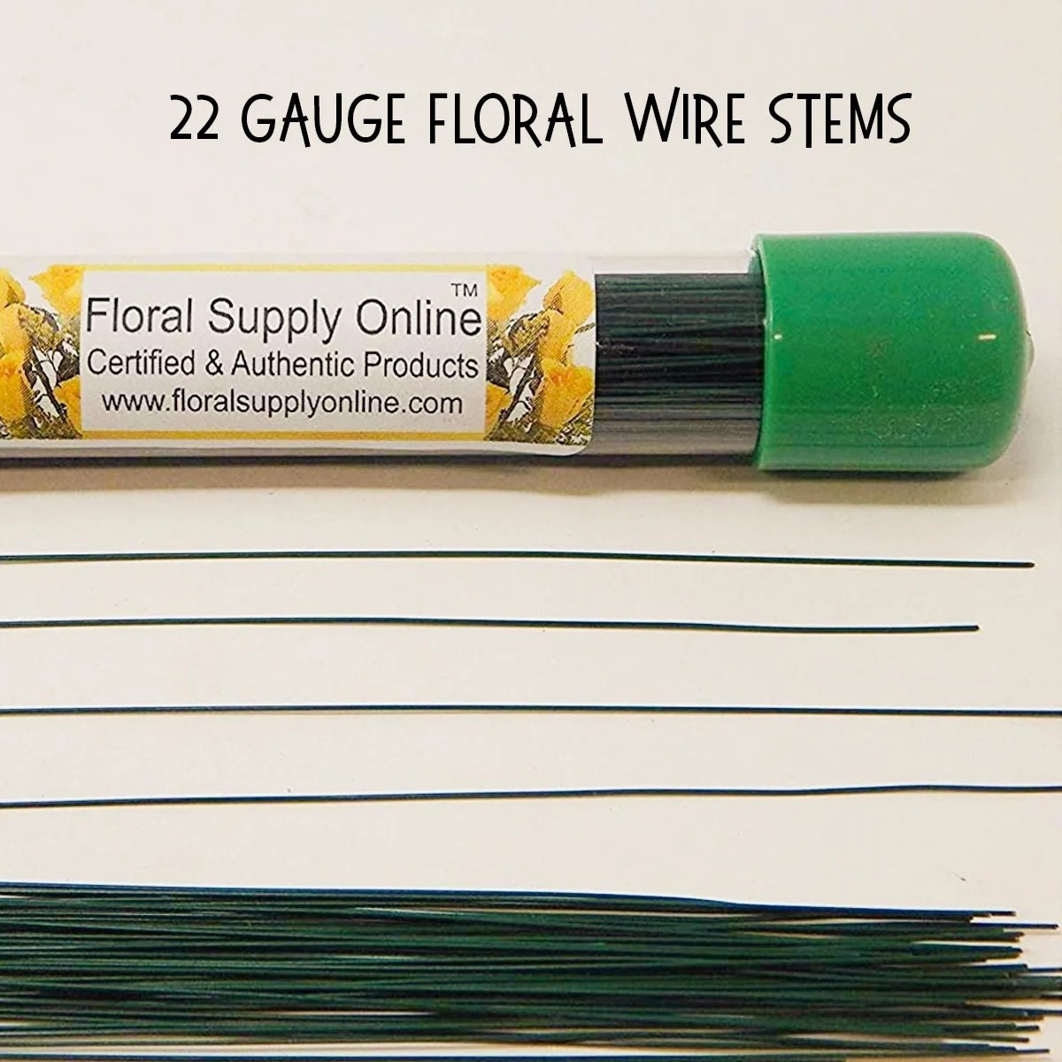 22 gauge Floral Wire 300 / 18 inch stems