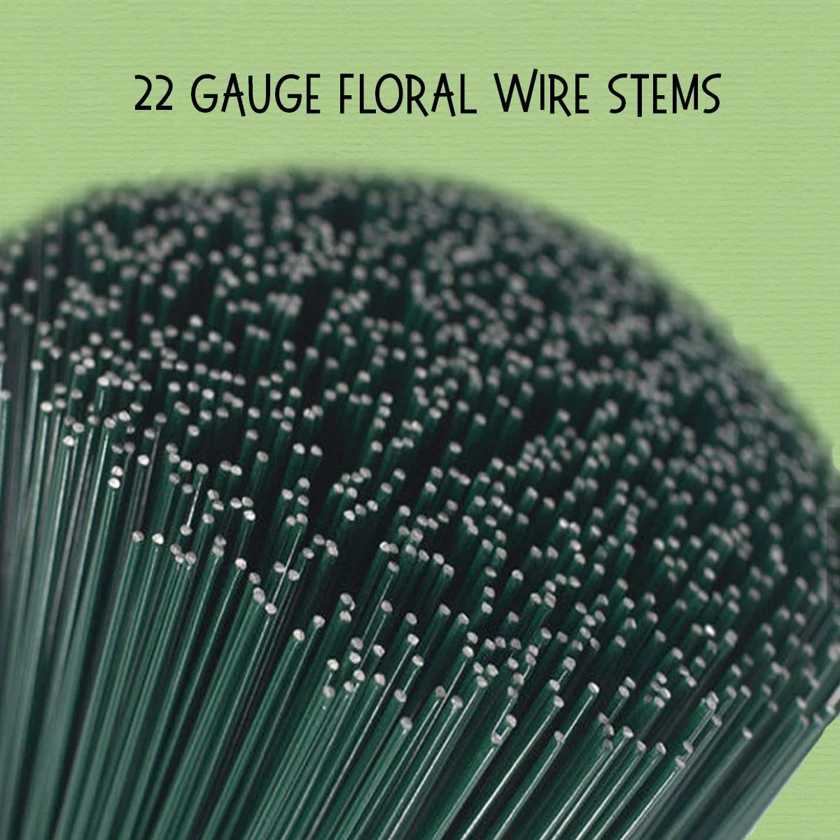 22 gauge Floral Wire 300 / 18 inch stems