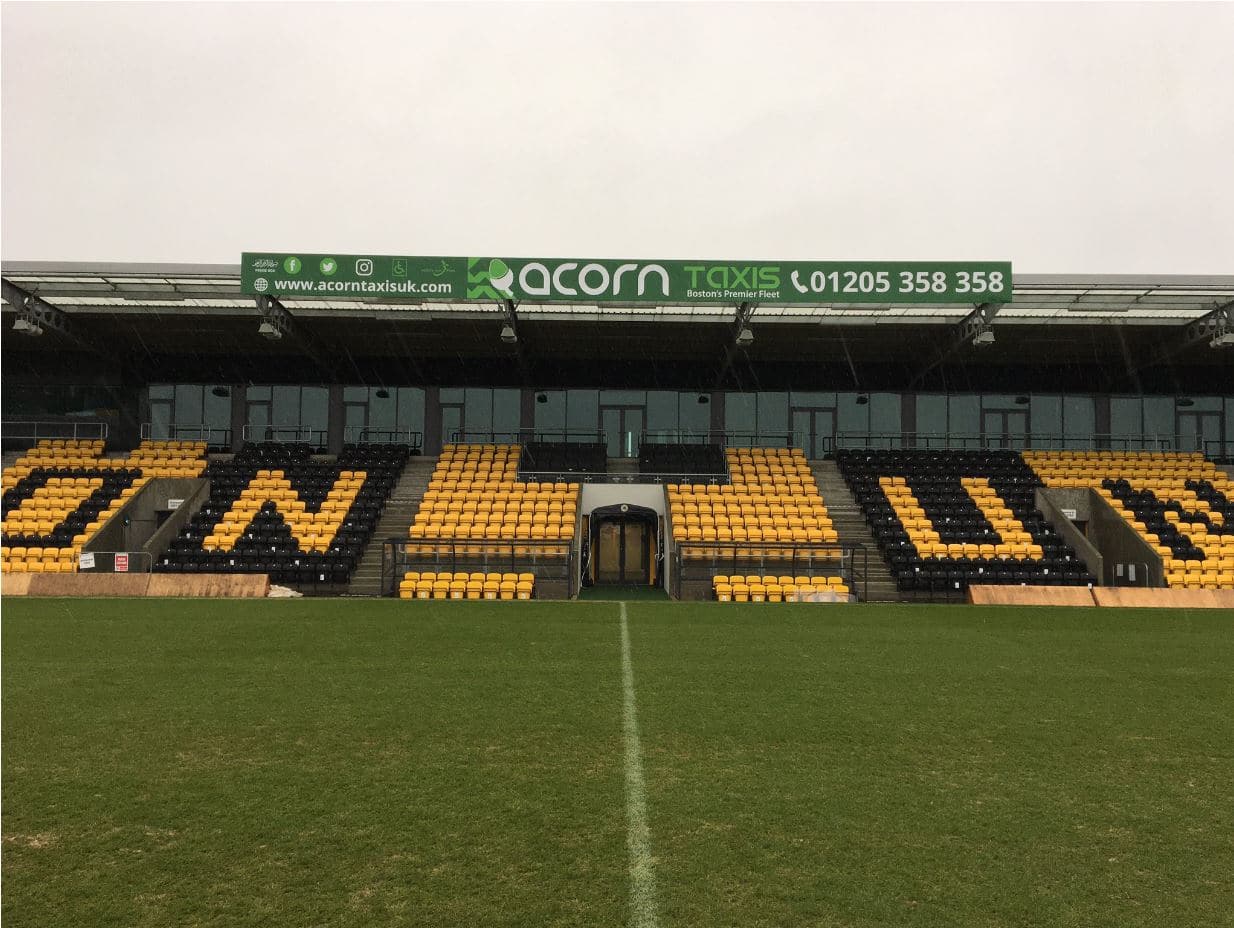 Boston United FC Jakemans Stadium York Street