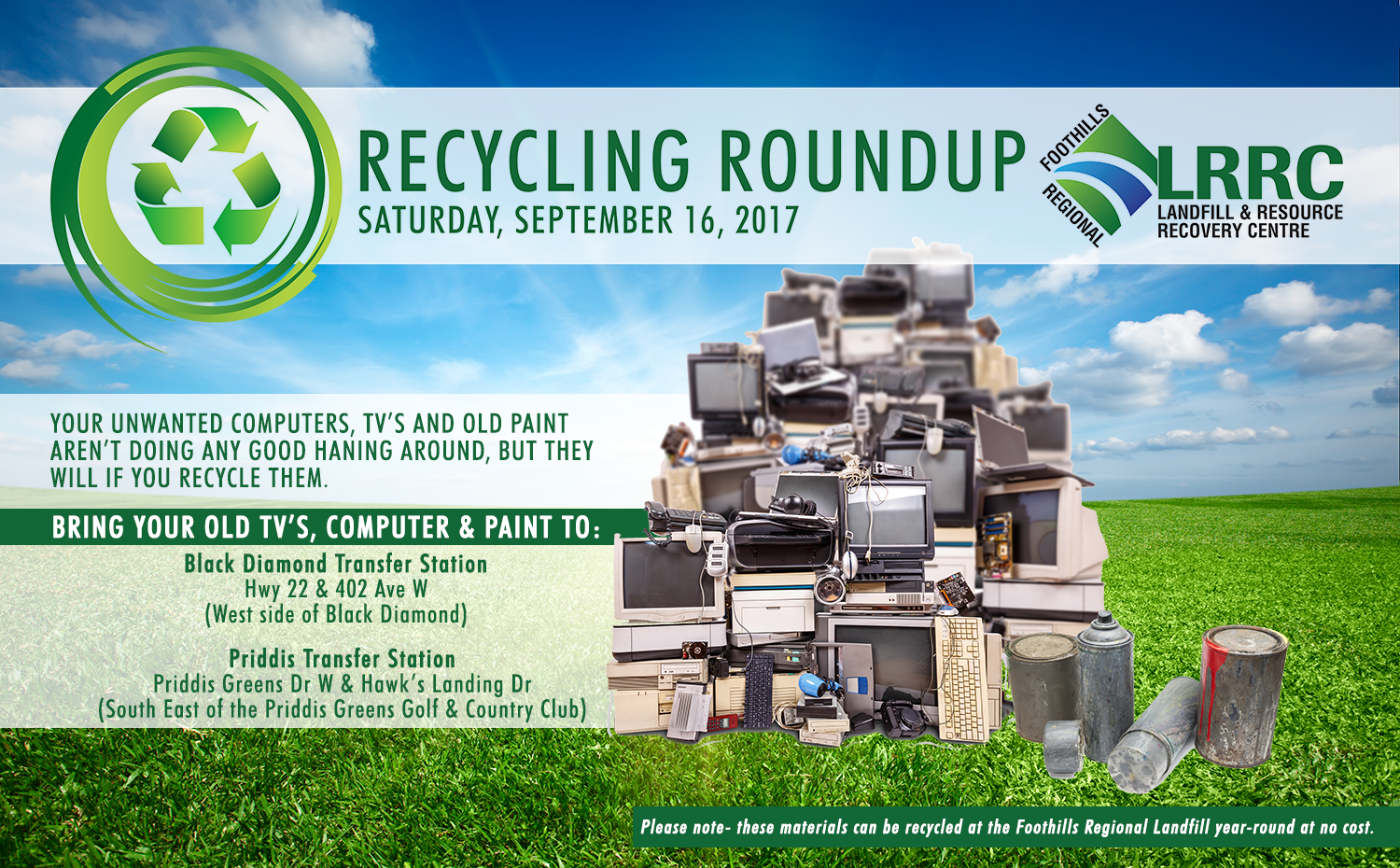 Recycling Roundup Foothills Landfill & Resource Recovery Centre
