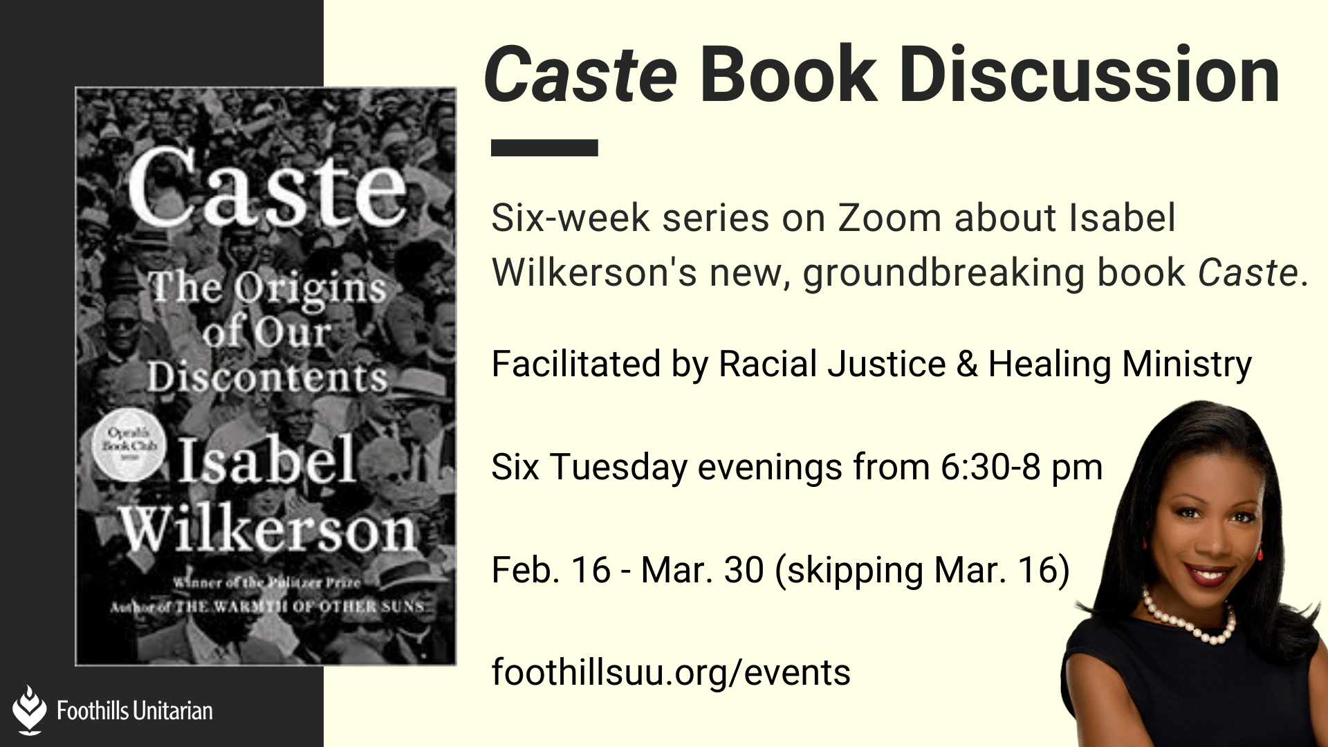 Caste Book Discussion Foothills Unitarian