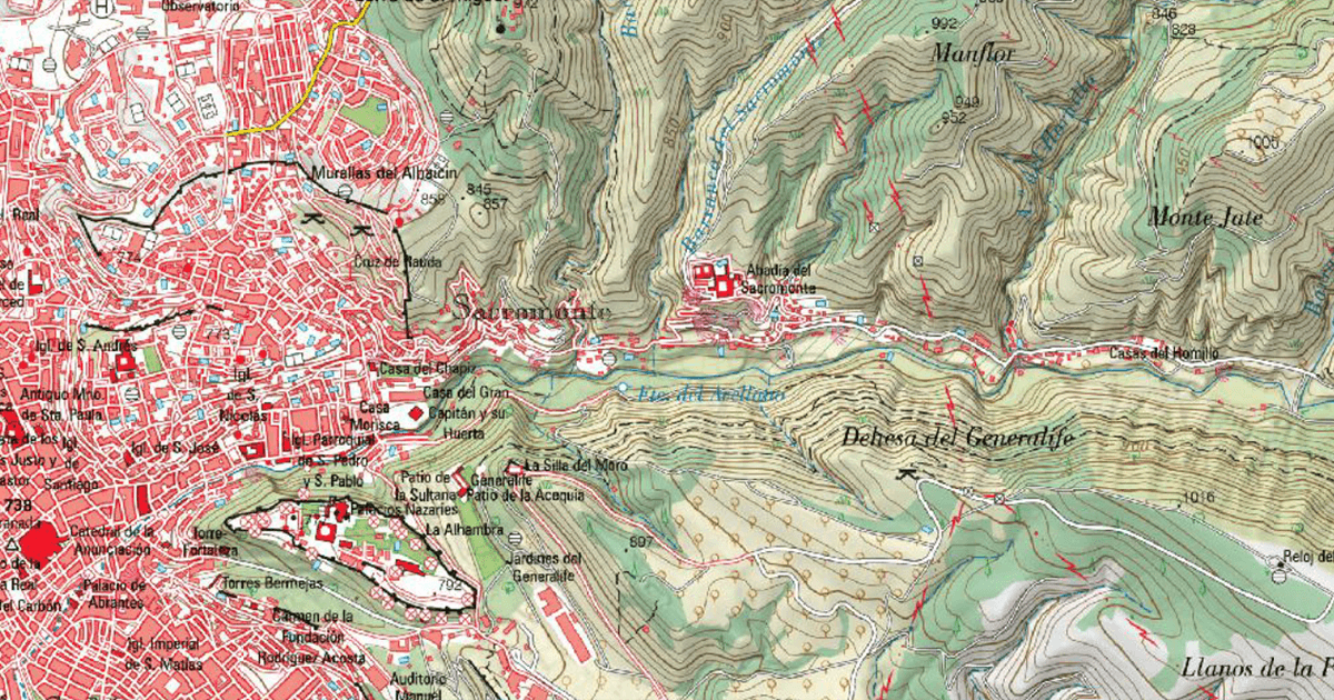 Les Points À Améliorer Avec La Carte Ign Espagne En Ligne IGN Spain Footpath Route Planner