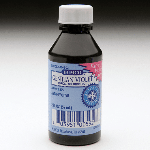 Humco Gentian Violet Topical Solution 2oz Foot Power Podiatrist Dr