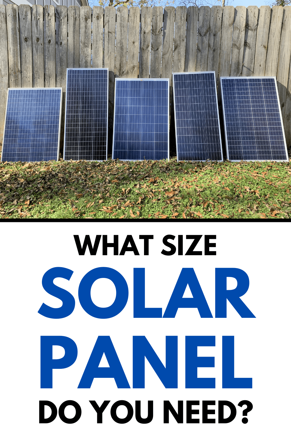Solar Panel Size Calculator What Size Panel Do I Need? Footprint Hero