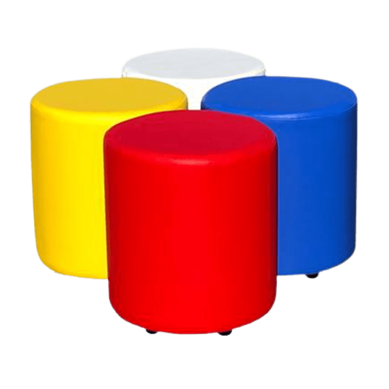 Cube Seating Collections Leather, Faux Leather & Fabric Cube Stools