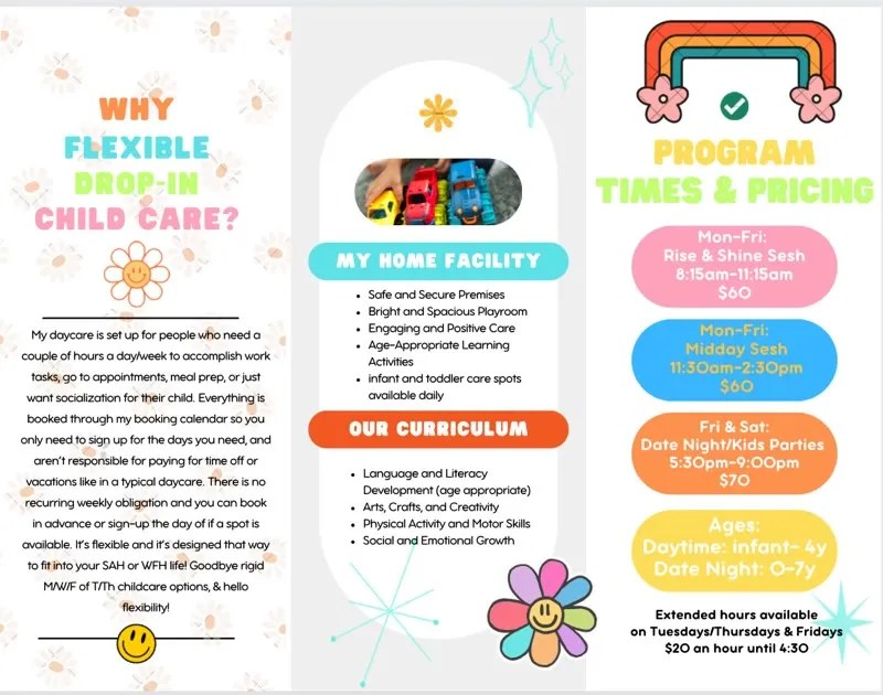 PB Date Night Childcare Package Ashley Wrieden Licensed Childcare