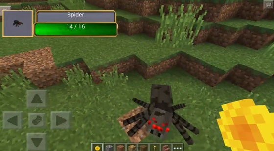 Damage Indicator Mod indicator of the health of mobs for MCPE 0.9.5.2