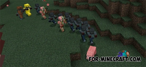 Zombie Apocalypse mod v2 for Minecraft PE 0.15/0.16/0.17.0