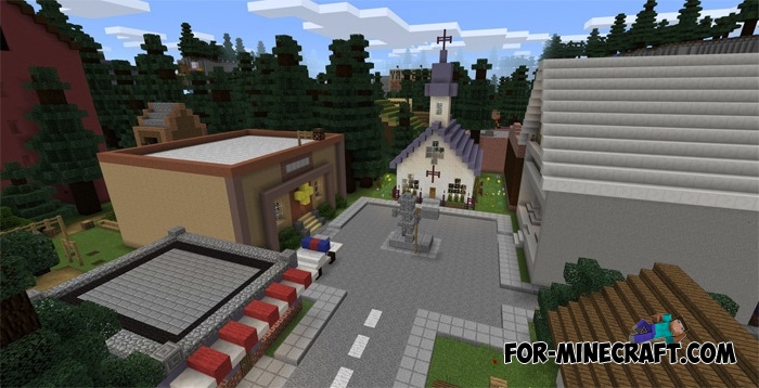 Gravity Falls map for Minecraft PE