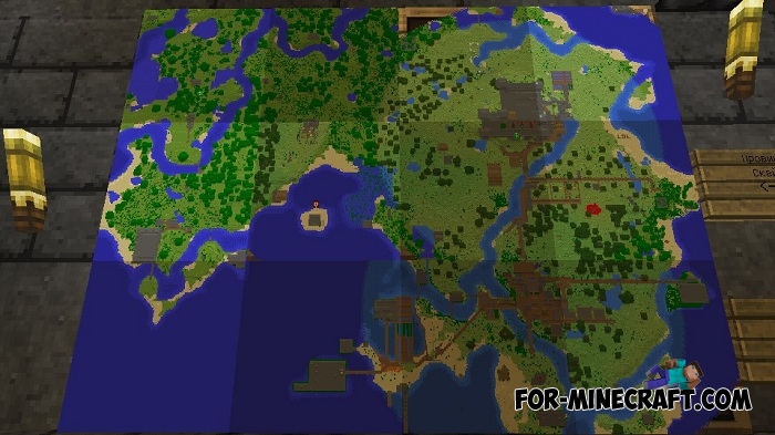 World One map (Minecraft PE 1.0)