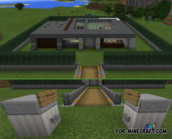 Self-Building House For Minecraft Pe 1.1+