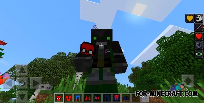 SpiderMan mod for Minecraft PE 1.2+