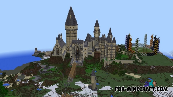 Hogwarts School (Best Replica) for Minecraft PE