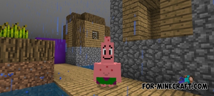 SpongeBob skin pack for MCPE