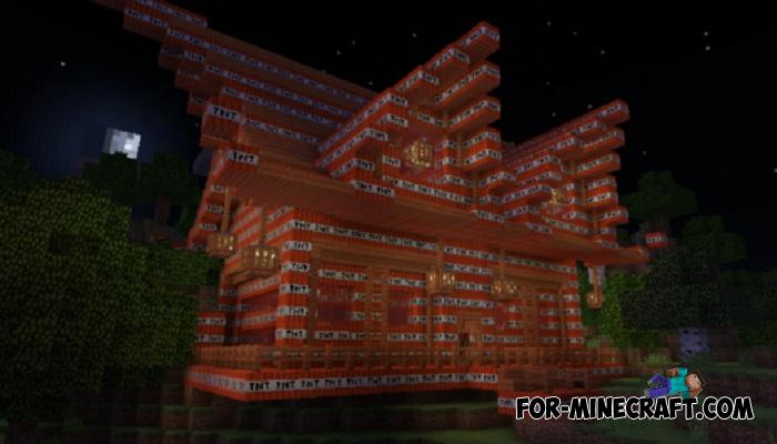 Tnt House Map For Minecraft Pe