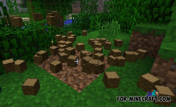 TreeCapitator Addon for Minecraft PE 1.17
