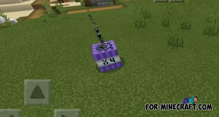 Explosive Addon v2.0 for Minecraft PE 1.13/1.16